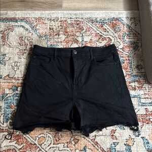 A&E Black Denim Shorts